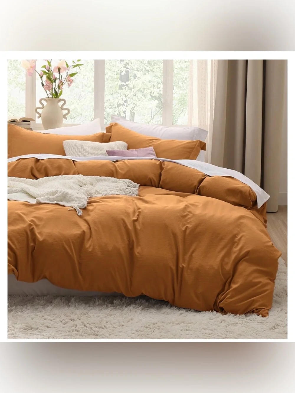 KING SIZE Duvet 3 Pc Set 100% Microfiber - GOLD